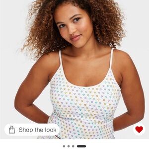 Women’s disco heart wave tank top. Size Medium. Roller rabbit for target.